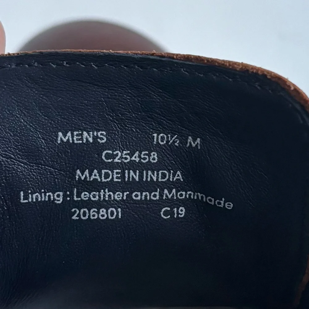 Cole Haan Watson Brown Wingtip Oxford Dress Shoes Leather Size 10.5 Medium